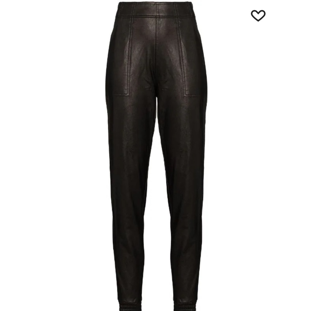 SPANX leather like jogger NWT